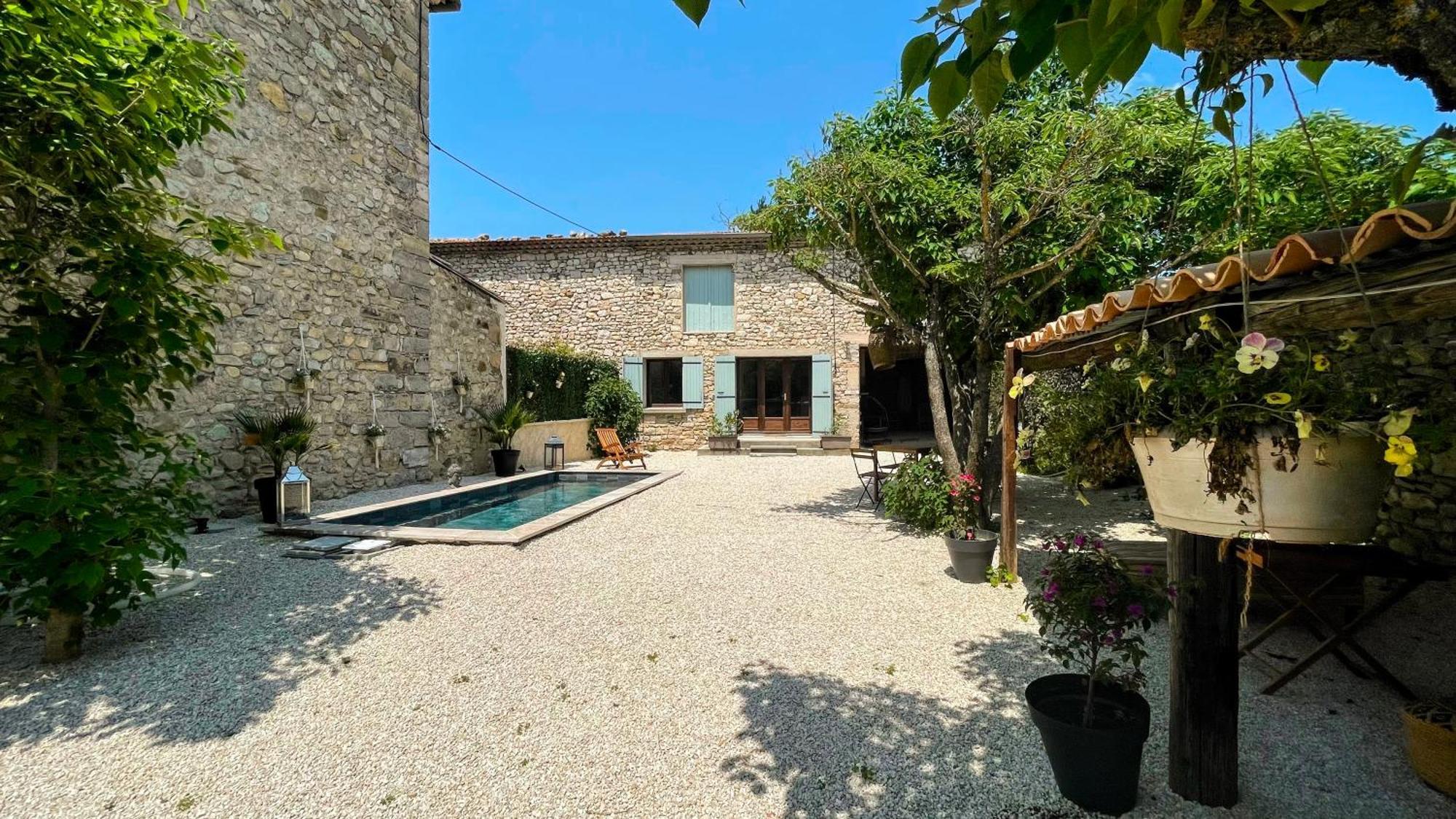 Le Mazet Sainte-Jalle, Piscine Chauffee, Jardin Clos, Barbecue En Baronnies Provencales Екстер'єр фото